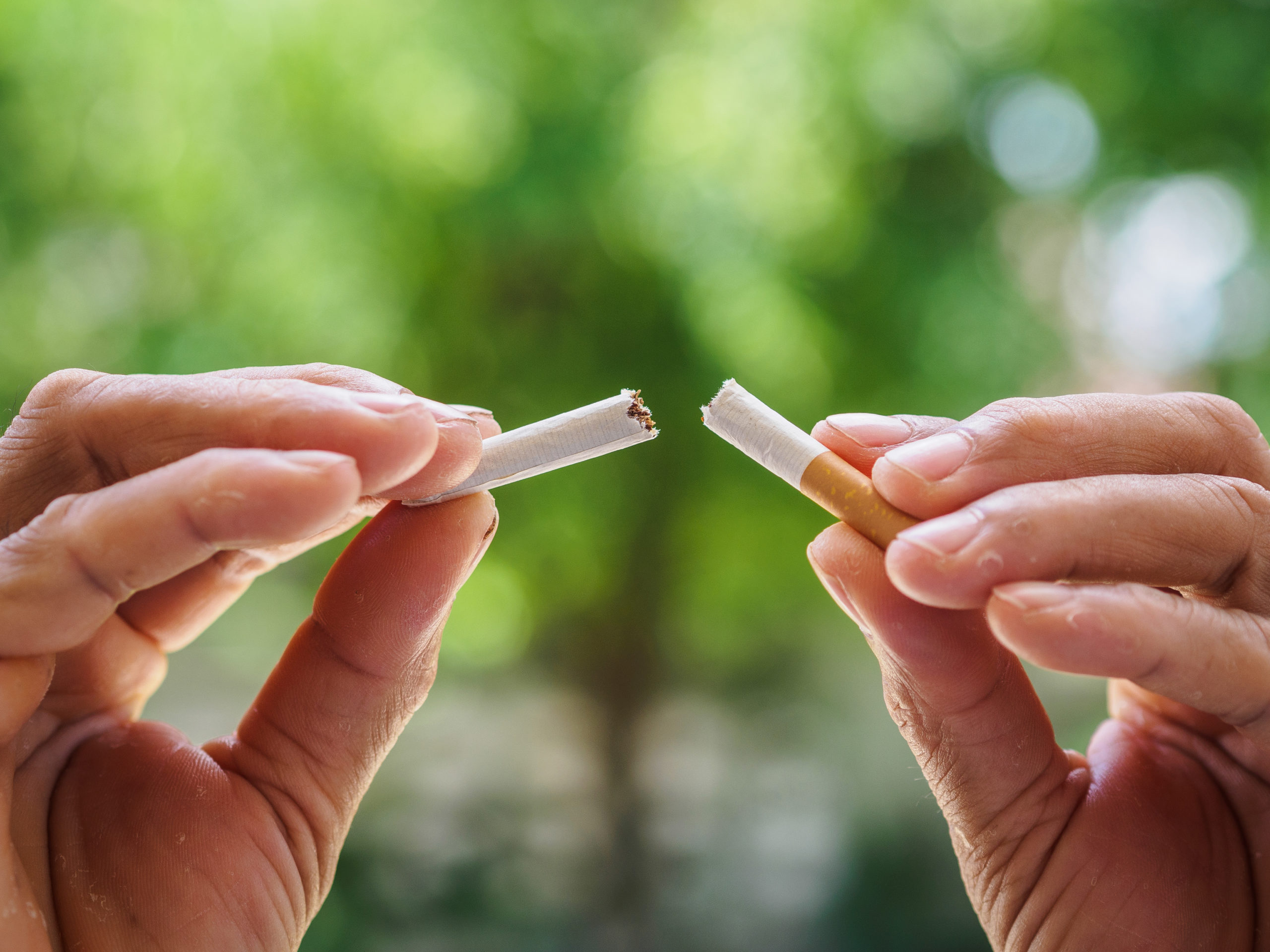 Tirer un trait sur la cigarette